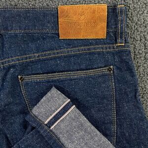 Shockoe Atelier Selvedge Jeans size 31x30 Slim Fit Raw Denim Blue Made in USA